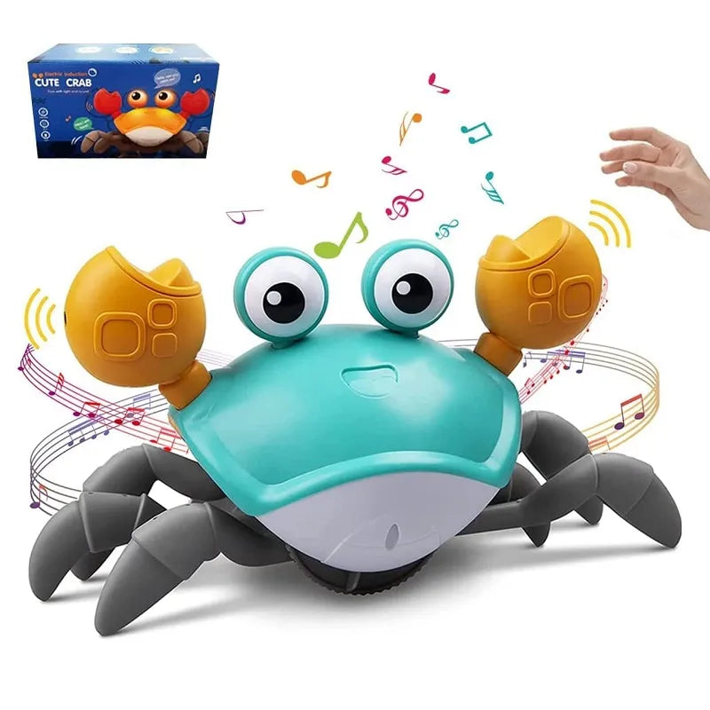 Dancing induction crab toy