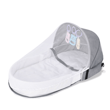Portable Folding Baby Bed With Mosquito Nets - HUBLOPP